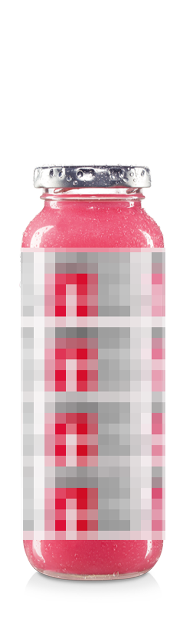 true fruits - limited edition no. 17 Einzelne Smoothieflasche der limited edition no. 17 auf weißem Hintergrund